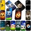 Soft Cover for Samsung Galaxy S22 S21 S20 FE Ultra Plus A35 A36 A55 A37 A33 A34 A57 Coque Phone Case Sunset Football Fans