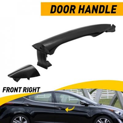 Exterior Door Handle Front Right Passenger For 2011-2016 Hyundai Elantra Black