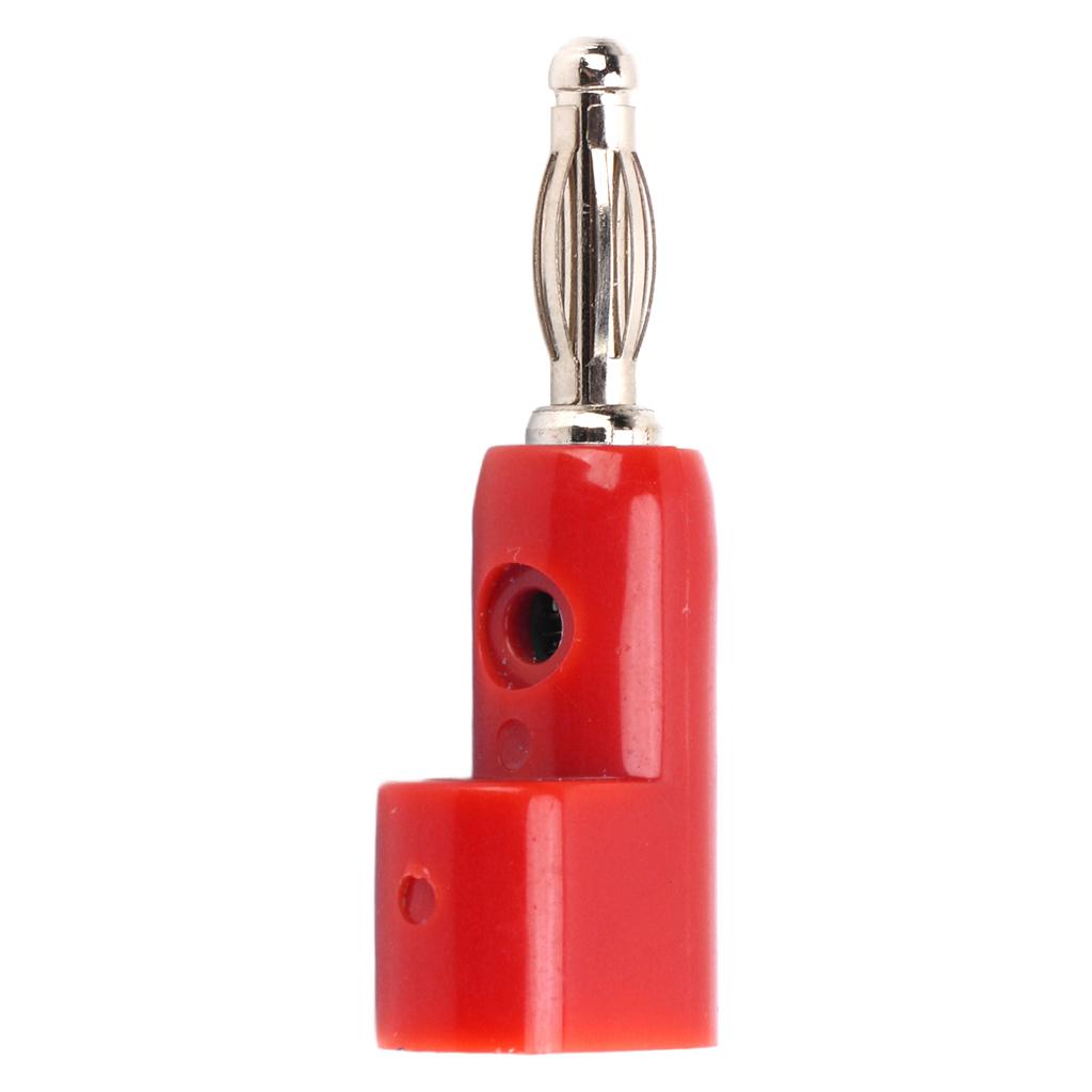 10pcs 4mm Stackable Banana Plug Connectors Solderless Banana Plugs for Security Accessories