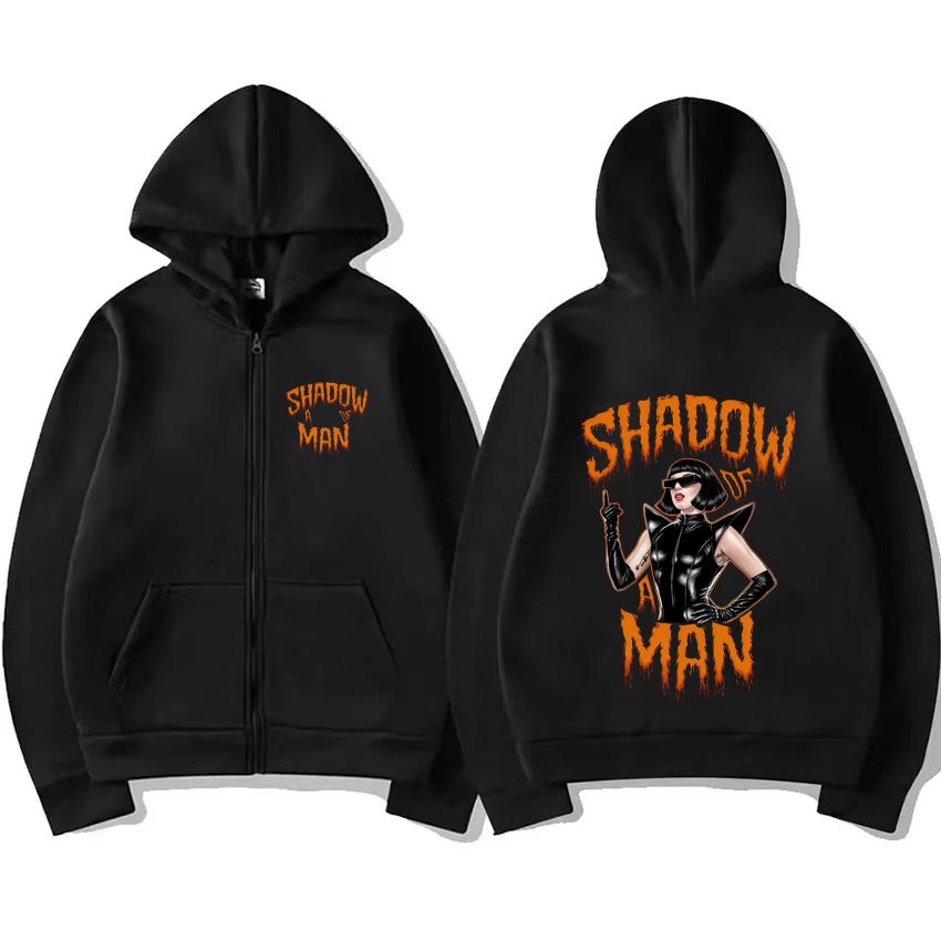 Fashion Y2 Graphic Zipper Hoodie Coat Men Women Vintage Cool Casual Streetwear Oversized Unisex Fleece Zip-up Jacket