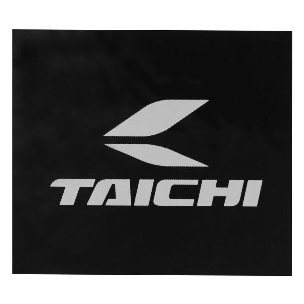 RS TAICHI Motorcycle Sticker Black/Silver Size: 5.5 x 3.0 inches (140 x 75 mm) RSW034