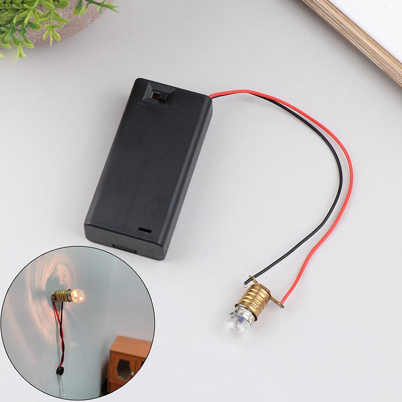 1Set 1:12 Dollhouse Miniature Light Bulb Lamp Holder Home Lighting Model Decor Toy Doll House Accessories