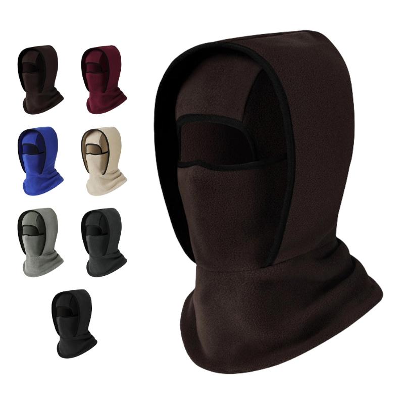 Winter Warm Headgear, Hat-Neck-Mask Integrated Outdoor Windproof Face Cover for Cycling & Ski Sports