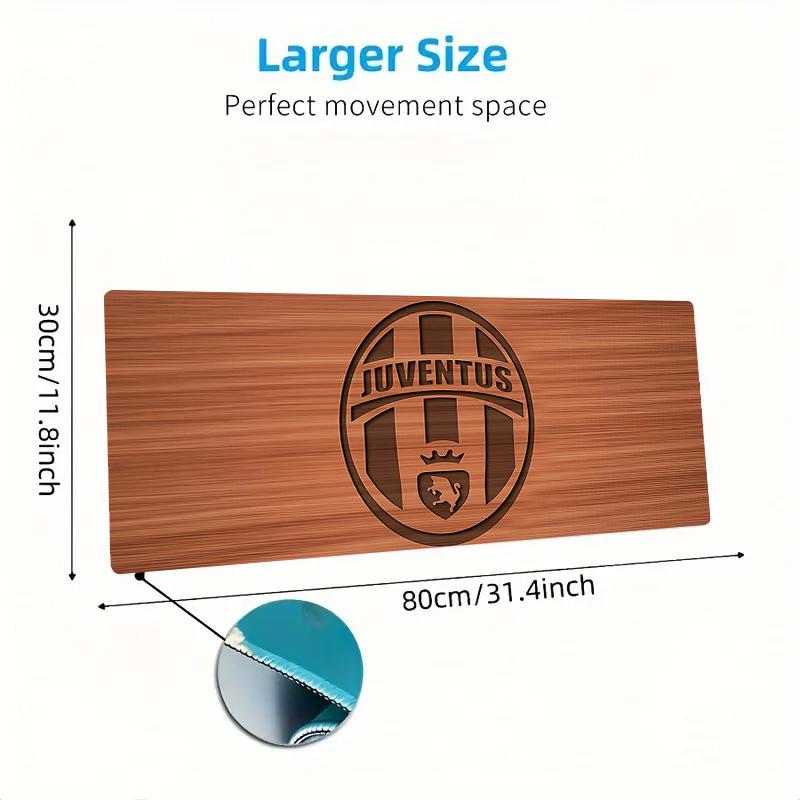 Juventus Football Club4 Print Cushion Non-slip Laptop Tablet Big Mousepad XXL Mat Mini PC Playmat With Lock edge