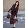 Dmana Lyocell Blend Relaxed Fit Shirt and Skirt Set