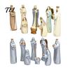 Indoor Holiday Home Decorations 8 Pcs Resin Nativity Figurines Set, Christian Scene Figures, Faith Based Christmas Religious Tabletop