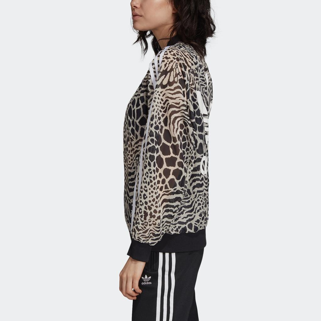 Adidas Originals Trainingsjacke Windjacke Damenjacken Hellbeige Silber Schwarz DY0886