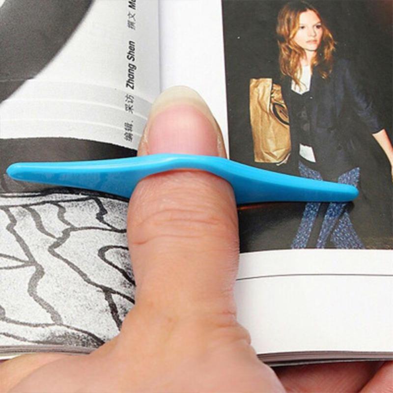 Multifunktionaler Tragbarer Daumen Buchstütze Buchseitenhalter Lesezeichen Schul- Bürobedarf