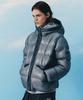Vera Piuma Sheer Duck Down Jacket Light Grey