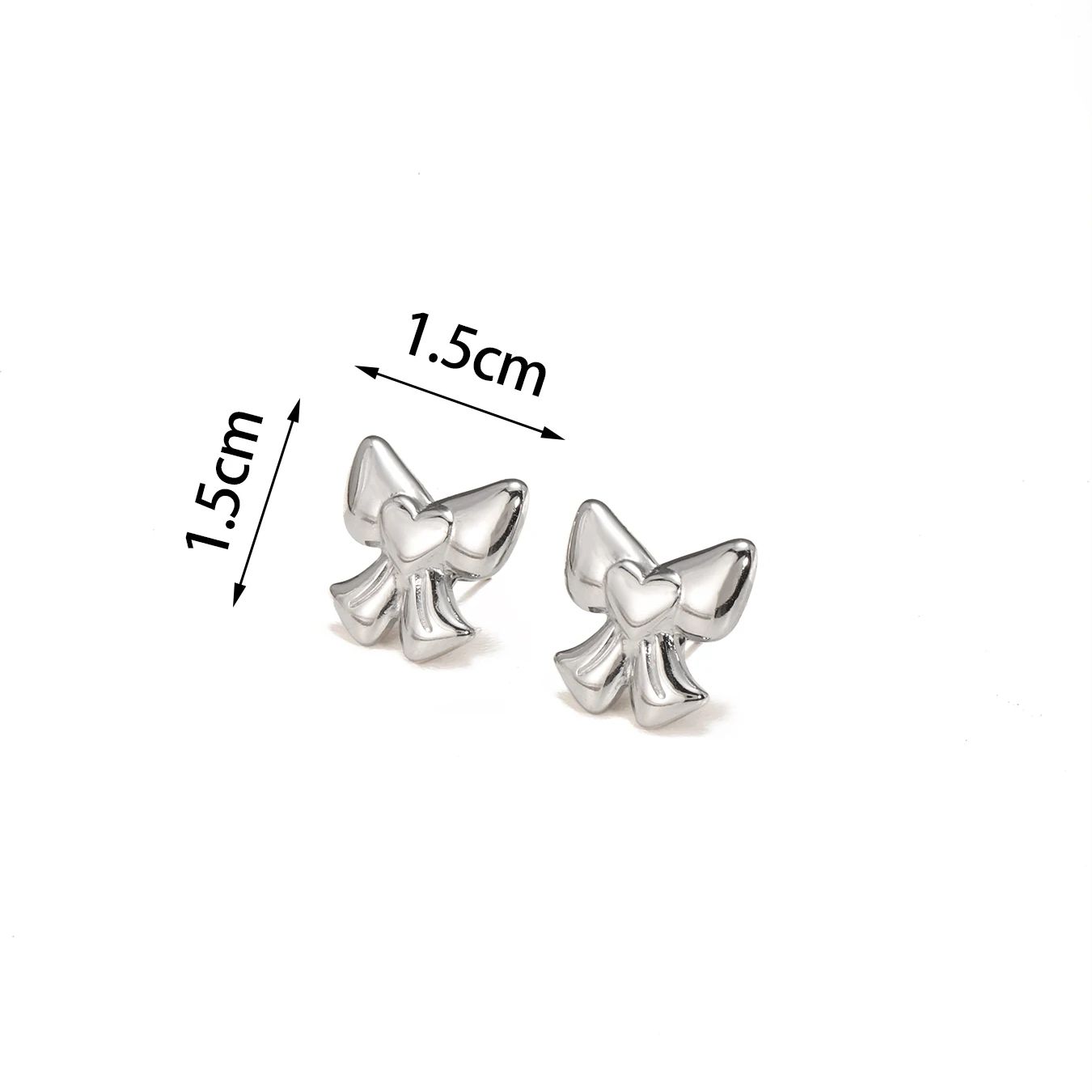 

CARLIDANA New Arrival Simple Stainless Steel Bow Pendant Necklace Tarnish Free 18k Gold Plated Necklace For Women Jewelry