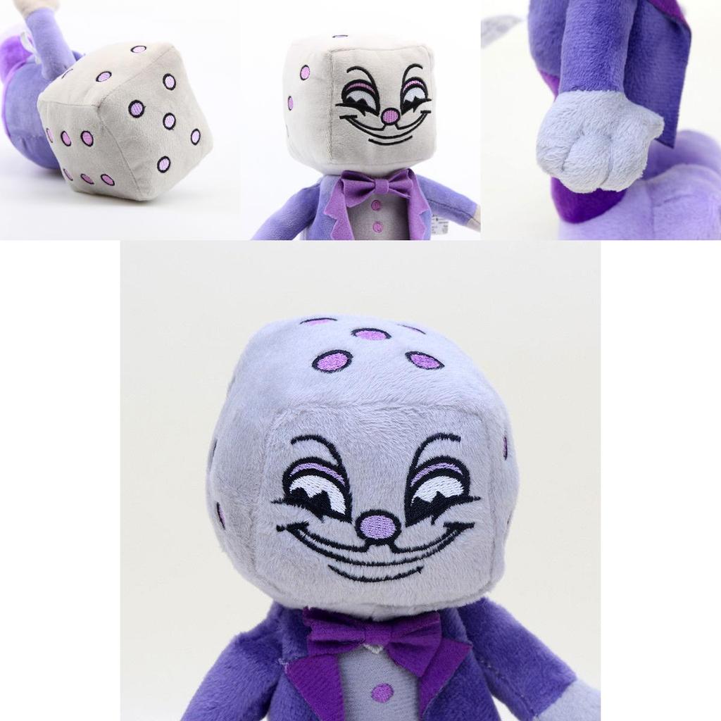Charming Classic Cuphead S1-king Dice Plush Mugman The Devil Boss Collectible Figure