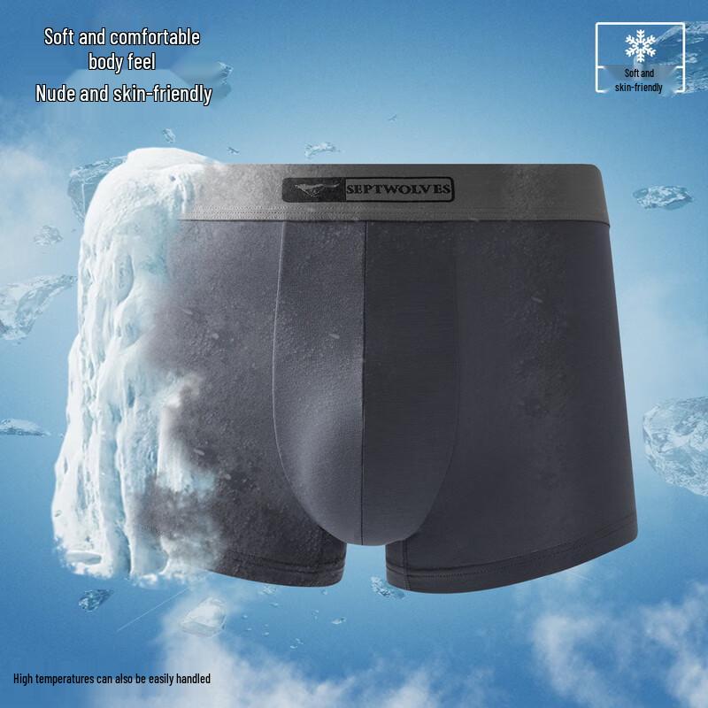 Seven Wolves Men's 7A Antibacterial Modal Boxer Briefs