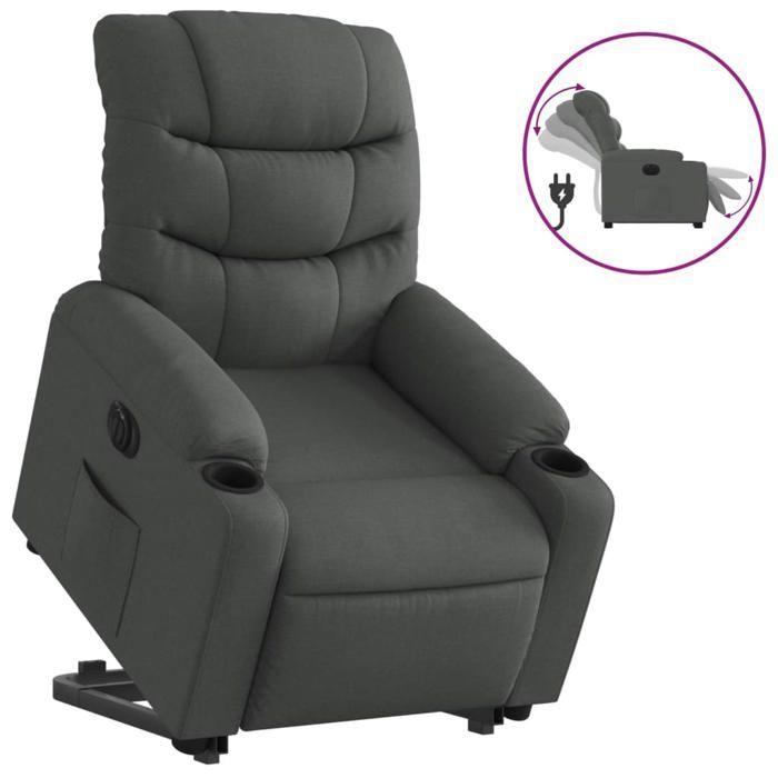 VidaXL Electric Recliner, Relaxation Chair with Adjustable Backrest and Footrest, Living Room Seat 3206664