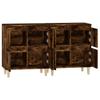 Sideboards 2 pcs Smoked Oak 60 x 35 x 70 cm Engineered Wood