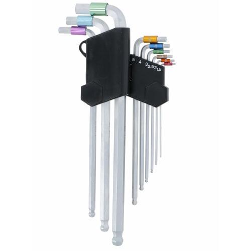 Takagi GISUKE Multi-Angle Ball Point Hex Wrench Long Set of 9