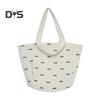 Outing Tote Bag Cotton Stroller Diaper Bag Portable Mommy Handbag Stroller Hanging Storage Bag for Diapers Bottles Travel Shopping