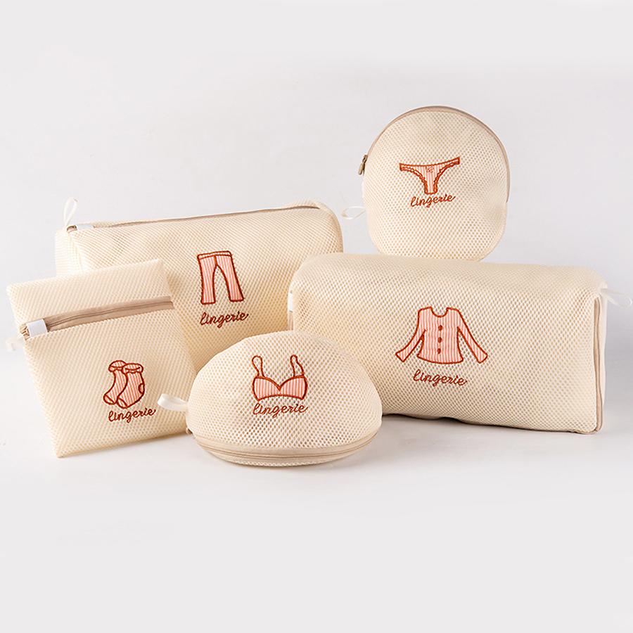 5 ks Odolná velká sada pracích sáčků Síťovaný organizér, Síťka pro skladování podprsenek, ponožek, spodního prádla, oblečení