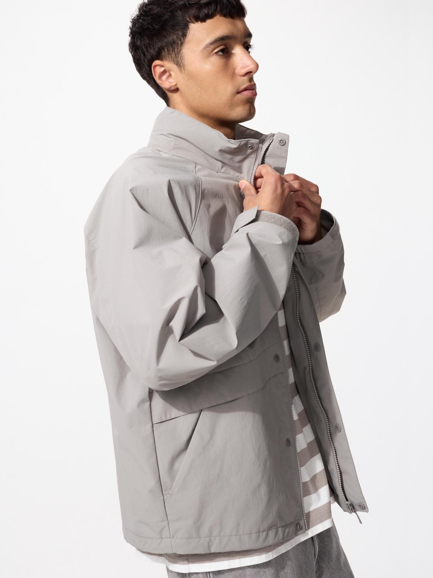 

Uniqlo Япония ветрозащитный стенд блузон 03 GRAY/XXL