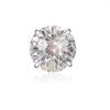 F136 Titanium Alloy Navel Ring with G23 Four-Prong 5A Blazing Fireworks Diamond