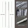 11/11PC Reusable Pure Color Belt Glitter Gold Powder Plastic Tube Thickened and Hard Party Creative Reusable Colorful Straw