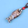 Chinese Stijl Keramische Visfluit Kettingen Hanger Gladde Handgemaakte Fluit Delicieuze Bedel Ketting Unisex Trui Ketting