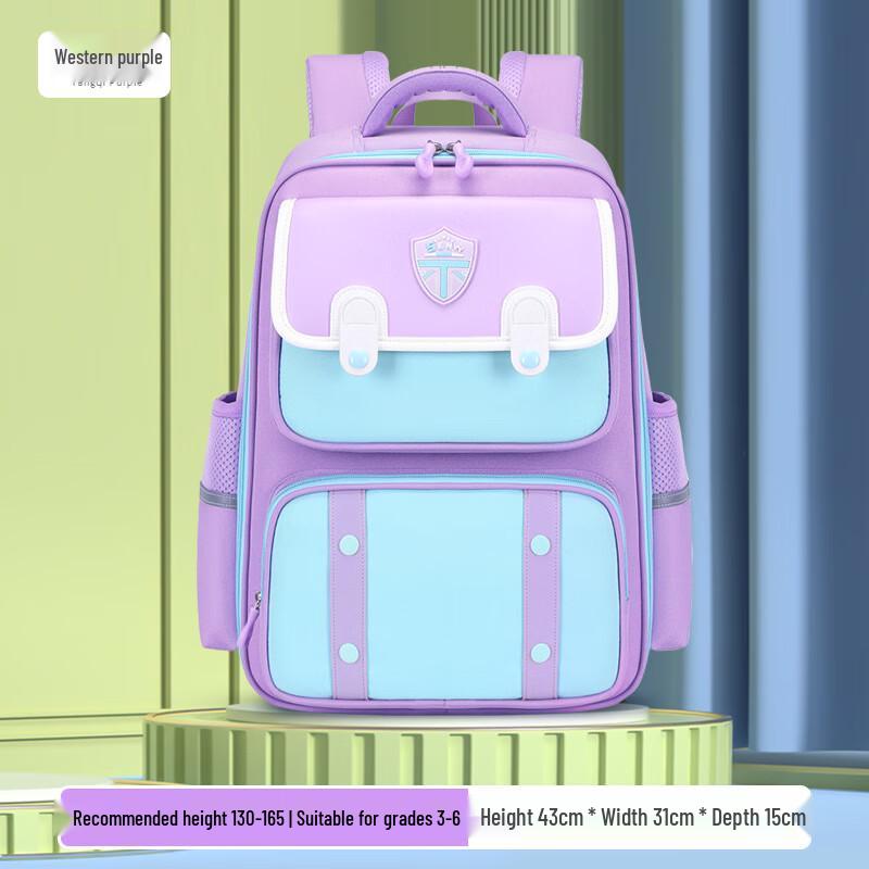 Cartoon Primary School Backpack for Grades 3-6 Large