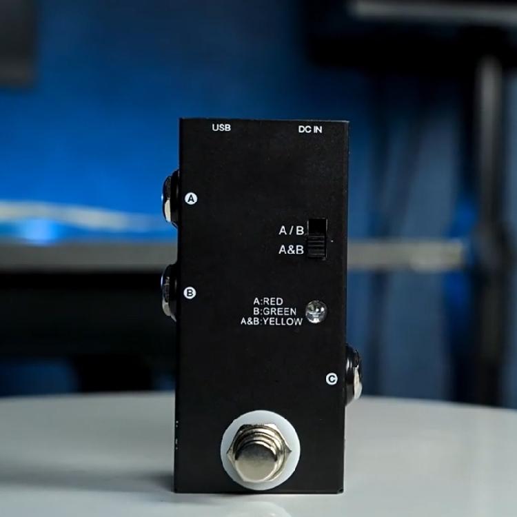 ABY Line Kytarový efektový pedál Náhradní ABY Box Line Selector AB Přepínače Malý kytarový efektový pedál Snadné použití