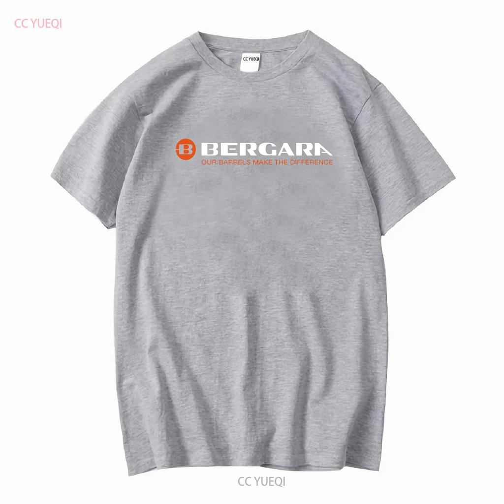 New T Shirt Bergara Guns Firearms Logo Mens Grey USA Size S To 5XL Vintage Washed Fashion Soft Versatile Designer Clothes