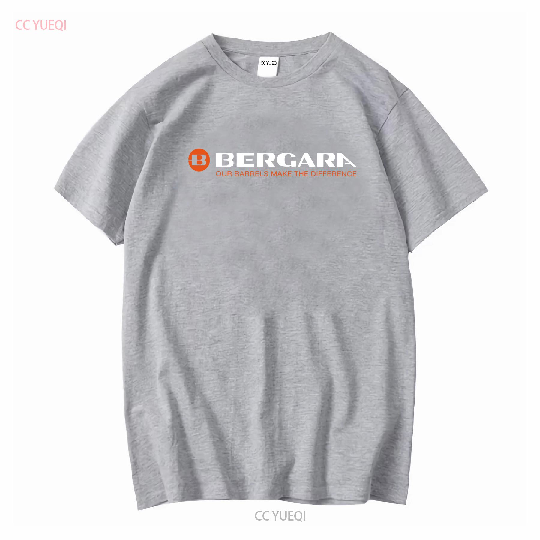New T Shirt Bergara Guns Firearms Logo Mens Grey USA Size S to 5XL vintage Washed fashion Soft Versatile designer clothes S