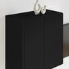 Wall Mounted TV Cabinet Black 59.5 x 31 x 60 cm Particleboard