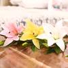3 Heads Artificial Fake Lily Flowers Bouquet Home Garden Party Wedding Decors
