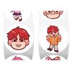 500pcs Anime Cute DANDADAN Stickers Roll Children DIY Cartoon Sealing Decals Notebook Guitar Bike Decoration Sticker Reward Gift