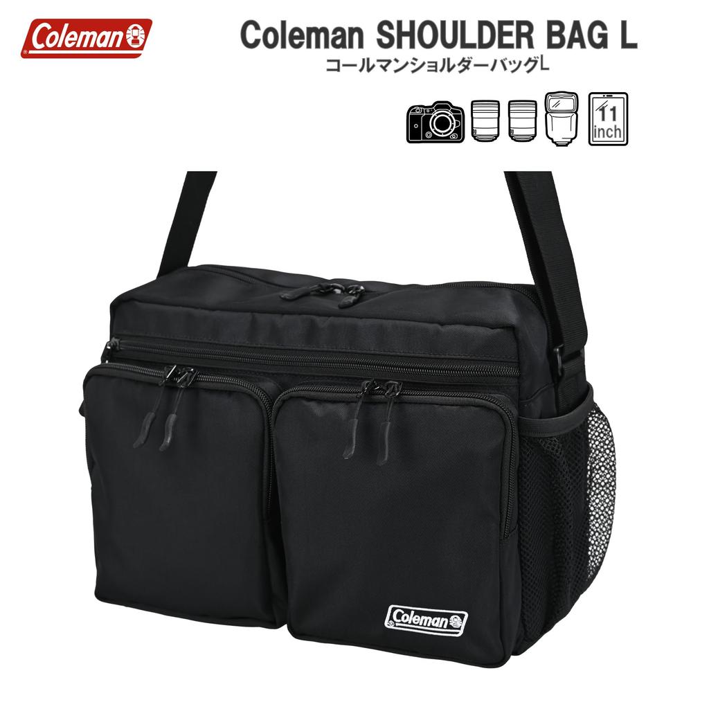Etsumi Coleman Camera Coleman Shoulder Bag L 6L Lightweight Black & Bag, Men's & Women's VCO-8782