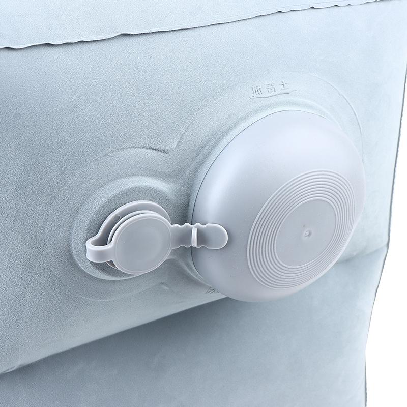 Inflatable Footrest Pillow Pvc Flight Sleeping Footrest Rest Pillow 3 Layer Height Adjustable Car Bus Travel Foot Rest Pillow