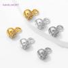 18K Gold Plated Inlaid Zircon Ball Pendant Charms,Brass Decorative Pendants,Charms For Bracelet,DIY Jewelry Making Accessories
