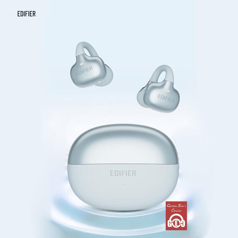 EDIFIER X Clip Open-Ear Clip-On Bluetooth Sports Earbuds with AI Translation