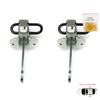 BDP1069-1 2 Pieces Rear Left AND Right Door Catch Hinge Brake Stop Check Strap Limiter for BMW 5 Series E39 1995-2004 4/5-Door 51218159256