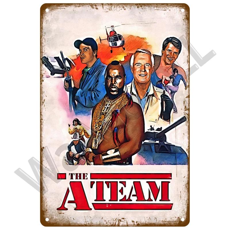 Retro Tin Sign Aesthetic Living Room Metal Wall Decor Decoration Cinema Vintage Metal Sign Movie Industrial Deco Films Poster