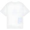 We11Done Letter Print Logo Embroidered Ribbed High Street Crew Neck Drop Shoulder Short Sleeve T-Shirt Men T-Shirts White WD-TT2-24-760-U-WH