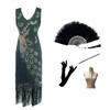1920S Sequined Cocktail Dress, Retro Sequined Tassel Dress, Prom Party Evening Dress