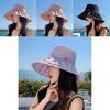 Summer Fashion Sun Hat For Women With Large Brim Breathable Polyester Sunshade Casual Outdoor Travel