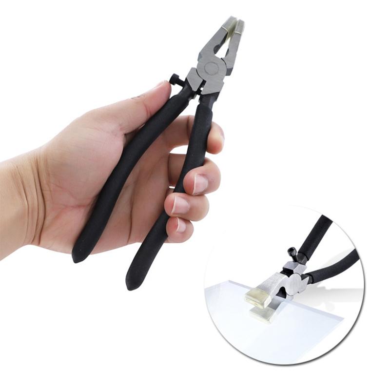 6/8 Inch Model Clamping Pliers Model Tools Adjustable Tiles Nippers Glass Cutter Ceramics Practical Breaker Glass Pliers DIY Too