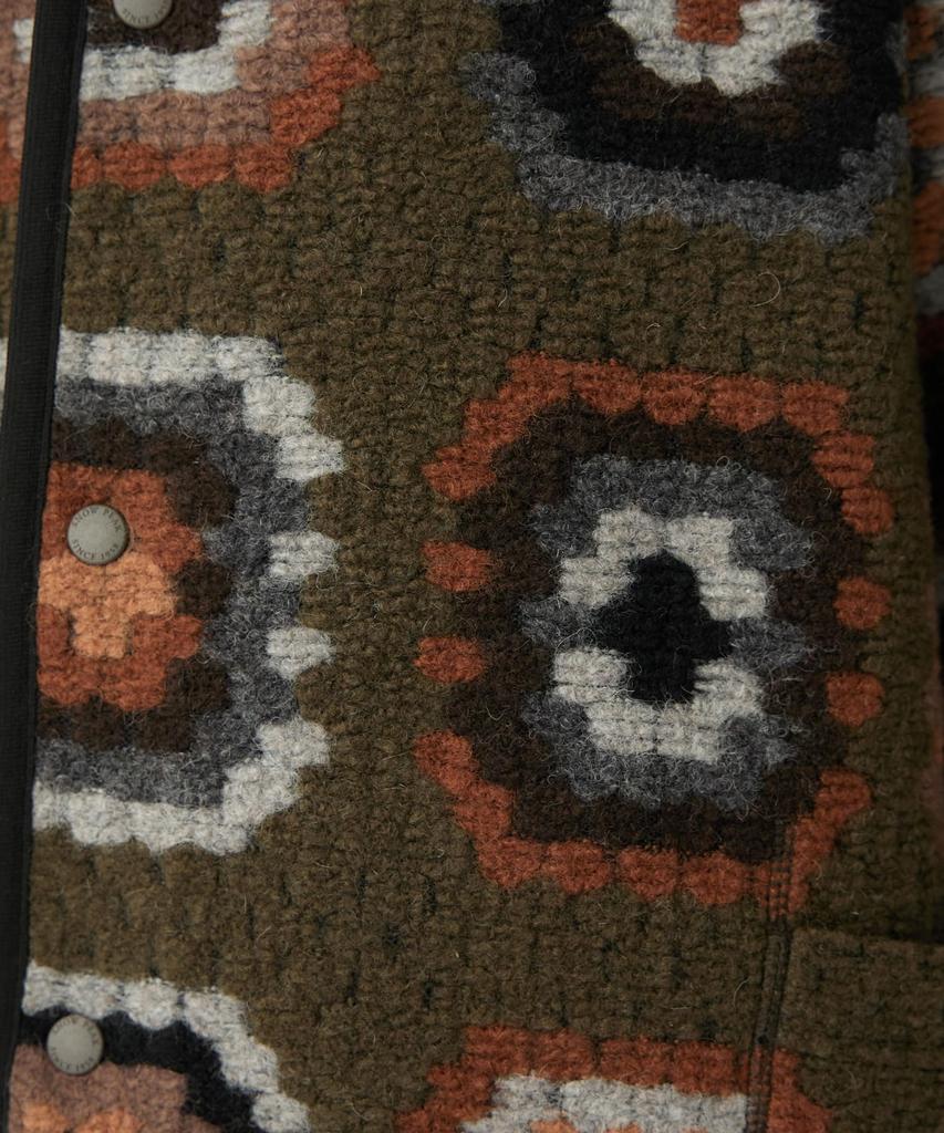 Snow Peak Wool Jacquard Cardigan and Size S JK-25AU024, Men's Women's, Olive,