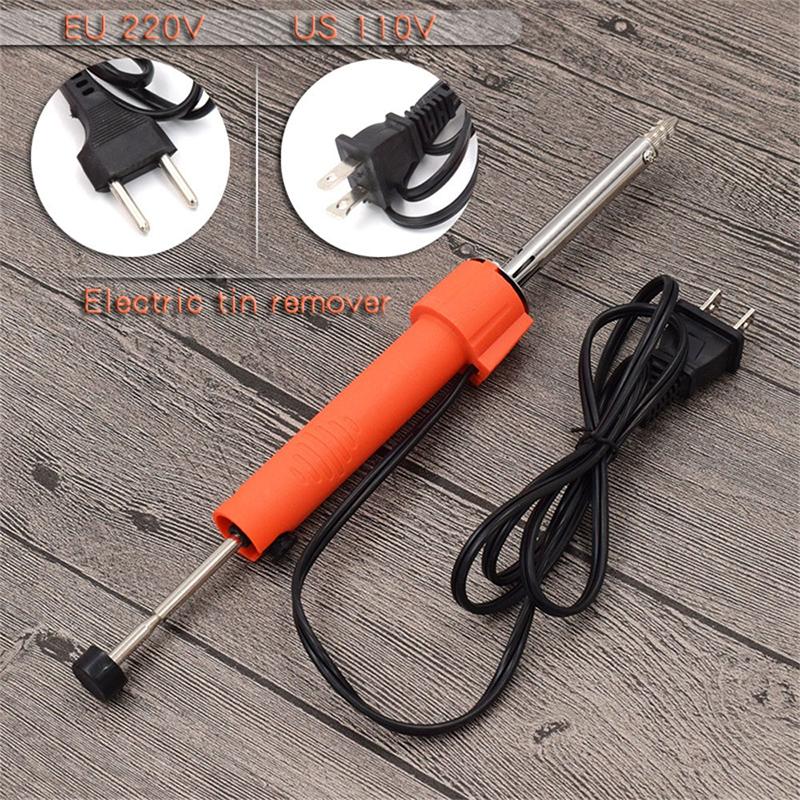 Electrothermal Vacuum Solder Sucker 110-220V Eu Us Durable Desoldering Pump Soldering Iron Pen Dual Purpose Repair Tool