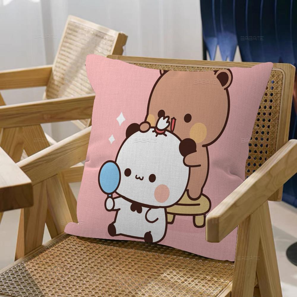 Bubu Dudu Personalized Pillow Dust Cover Bedroom Kids Party Decoration Pillowcase Birthday Children Gift