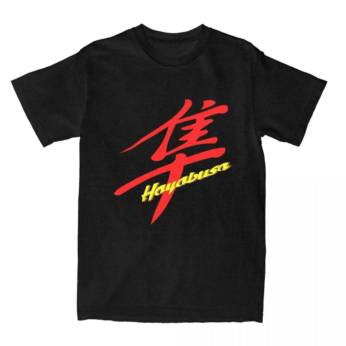 

Женская футболка унисекс Hayabusa Motorbike, забавная футболка с короткими рукавами, японские мотоциклетные товары, летние топы из 100% хлопка