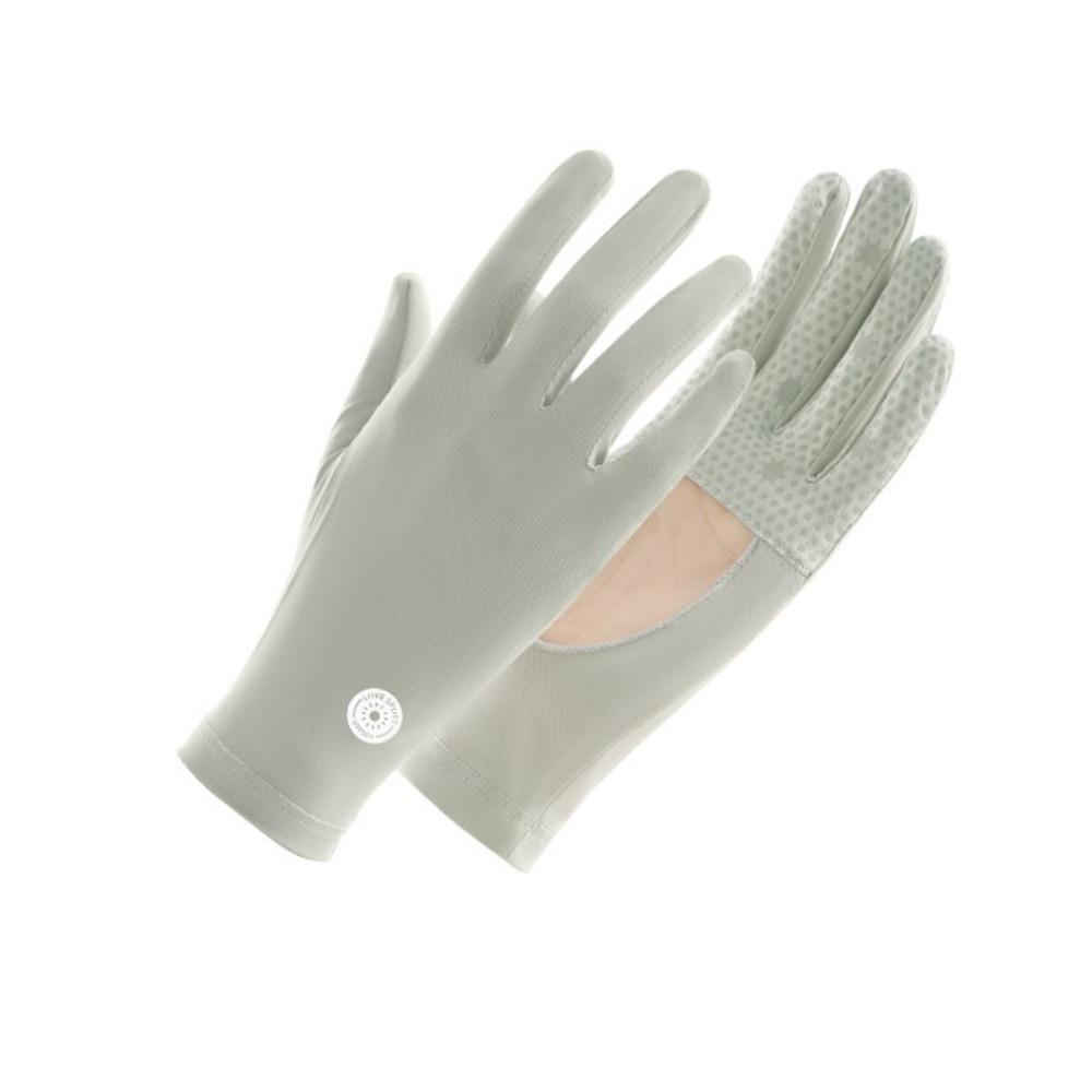 Highly Elastic Sunscreen Gloves Touch Screen Driving Mittens New Flip Finger Gloves Women Men