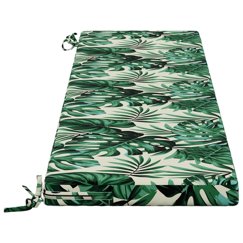 2 piece bench cushions SOEST 2 pcs. 100percent polyester leaf pattern