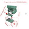 ZHX13MM Lightweight Mini Bench Drill for Home Woodworking - Variable Speed Electric Desktop Drill Press.