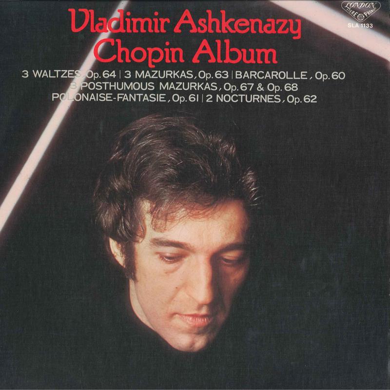 

LP Record VLADIMIR ASHKENAZY - Chopin ALBUM SLA1133 LONDON 1977 Japan Obi Classical Used